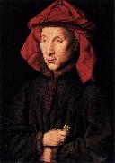 Jan Van Eyck Portrait of Giovanni Arnolfini oil painting on canvas